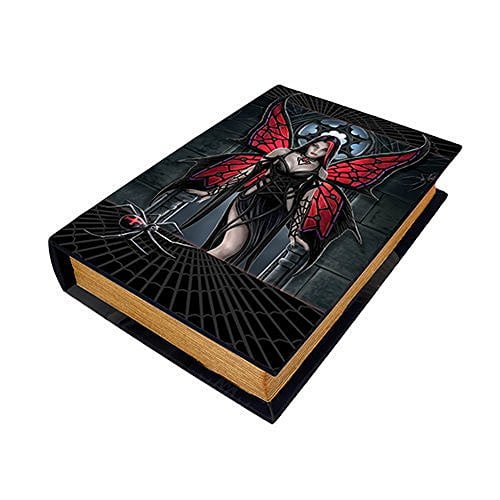 9.25 Inch Aracnafaria Book Rectangle Jewelry/Trinket Box Figurine PTC 10380 9.25 Inch Aracnafaria Book Rectangle Jewelry/Trinket Box Figurine PTC 10380